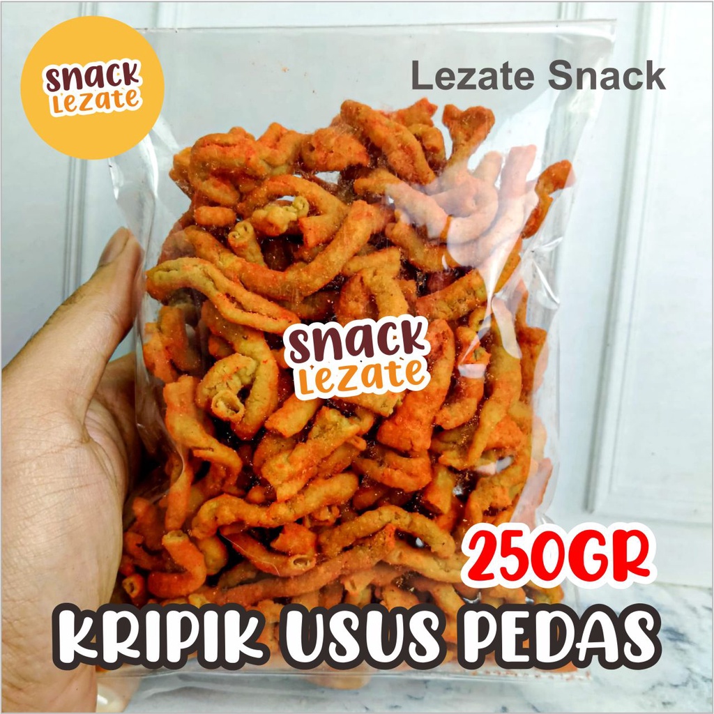 

Sedap Snack - Kripik Usus Ayam 250GR Pedas Murah Enak Renyah / Keripik Usus Ayam Pedas Balado / Kripsus Usus Kiloan Pedas Daun Jeruk