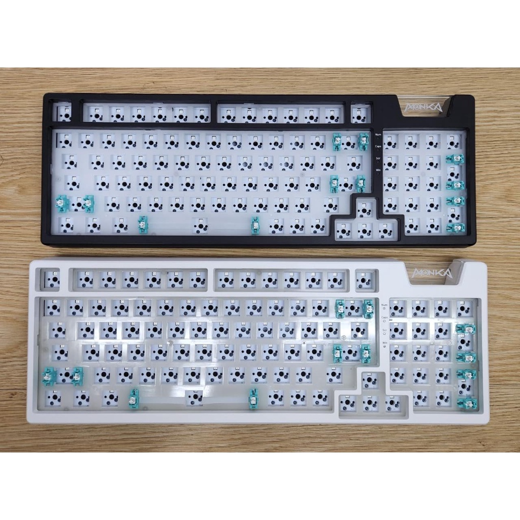 MONKA AE98 GASKET Mechanical Keyboard ( Barebone Kit ) RGB - HOTSWAP