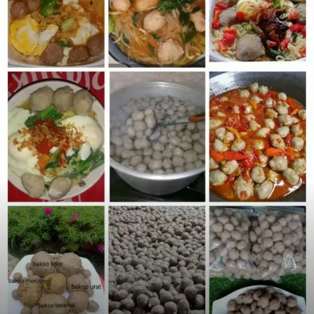

Bakso siap saji sudah + bumbu