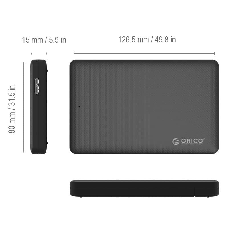 ORICO 2577U3 SSD HDD Enclosure 2.5&quot; Inch SATA USB 3.0 External Case