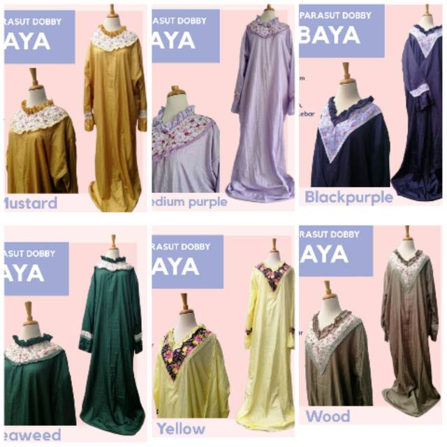 mukena lajur parasut