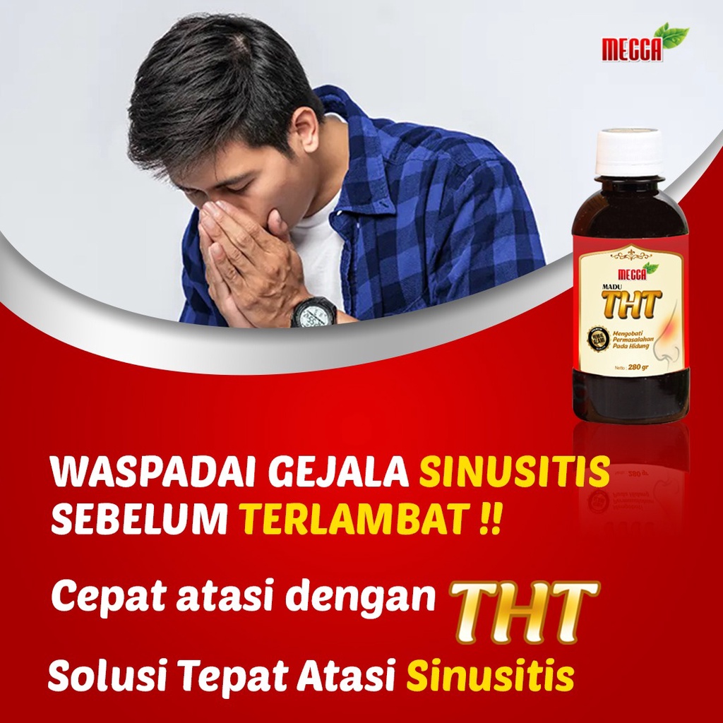 Madu Mecca Freshin  mecca THT Sinusitis- Madu Mecca THT Sinusitis dan Polip 280 gr Untuk Atasi Masalah Pernapasan, Polip, pilek, batuk, sinusitis, rhinitis permasalahan hidung