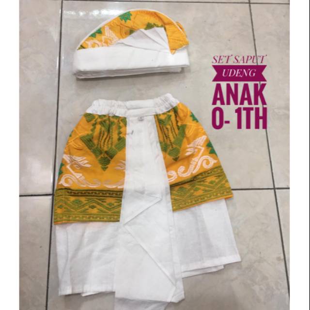 SET SAPUT UDENG ANAK (3 MOTIF)