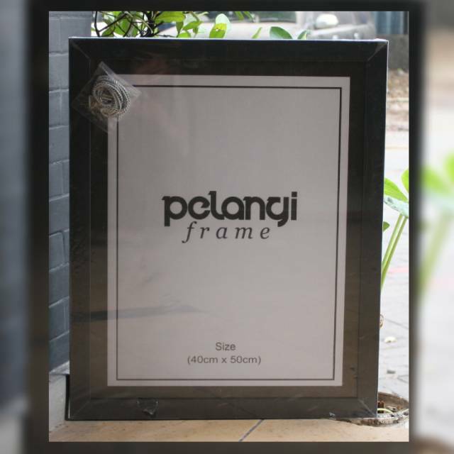  Frame  Bingkai foto  16R  tepi size 40x50cm minimalis 