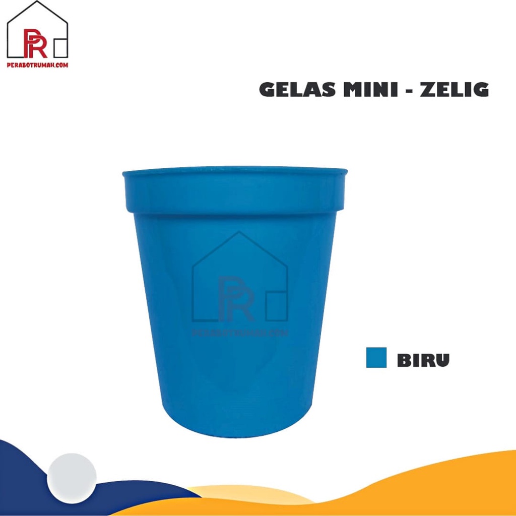 Gelas Plastik Mini dan Besar Ocean ZLG / Gelas Minum Kecil Murah