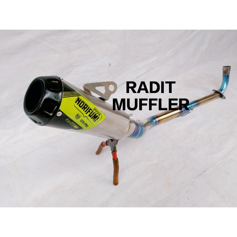 Knalpot racing Norifumi GTX bebek modif