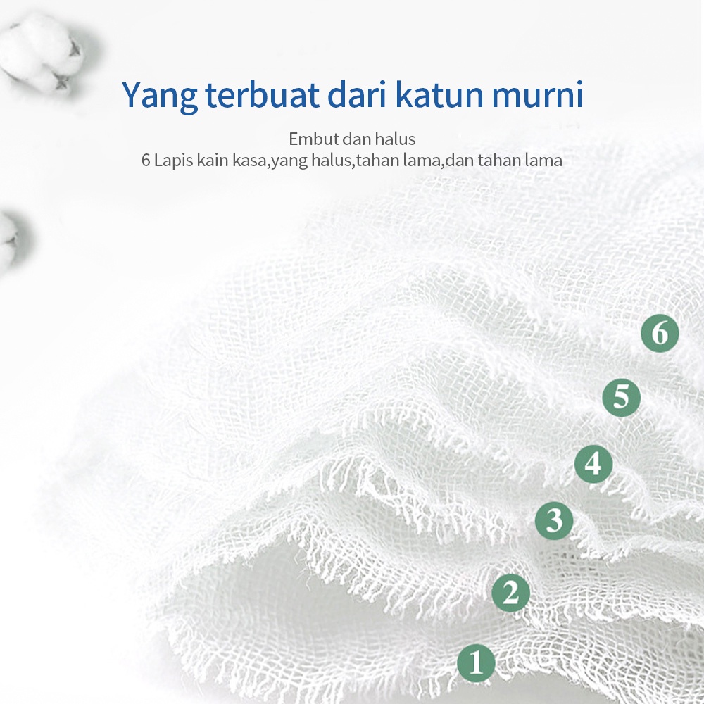 Aikoky Sapu tangan bayi Lembut sleber air liur bayi 25x25cm