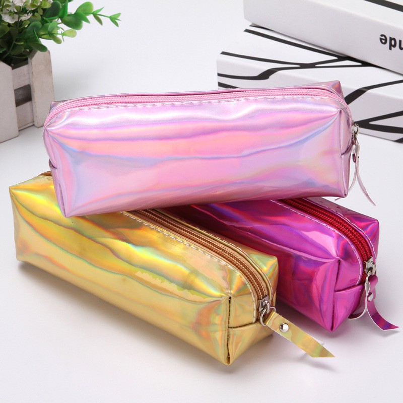 

INDORETAIL | Hot Sale Kapasitas Besar Glitter Laser Pensil Sekolah Pu Hadiah Alat Tulis Tahan Air