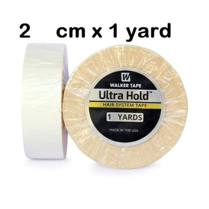 

B027 isolasi adhesive lem double tape toupee wig ULTRA HOLD roll 1 Yards
