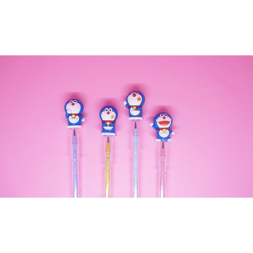 PENSIL SUSUN DORAEMON  ALAT TULIS ANAK PENSIL PELURU IMUT GROSIR PERLENGKAPAN BELAJAR HADIAH TERMURAH