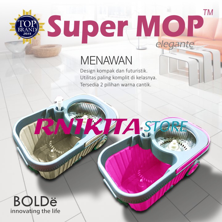 BOLDe SUPERMOP NEW ELEGANTE - Alat Pel Modern