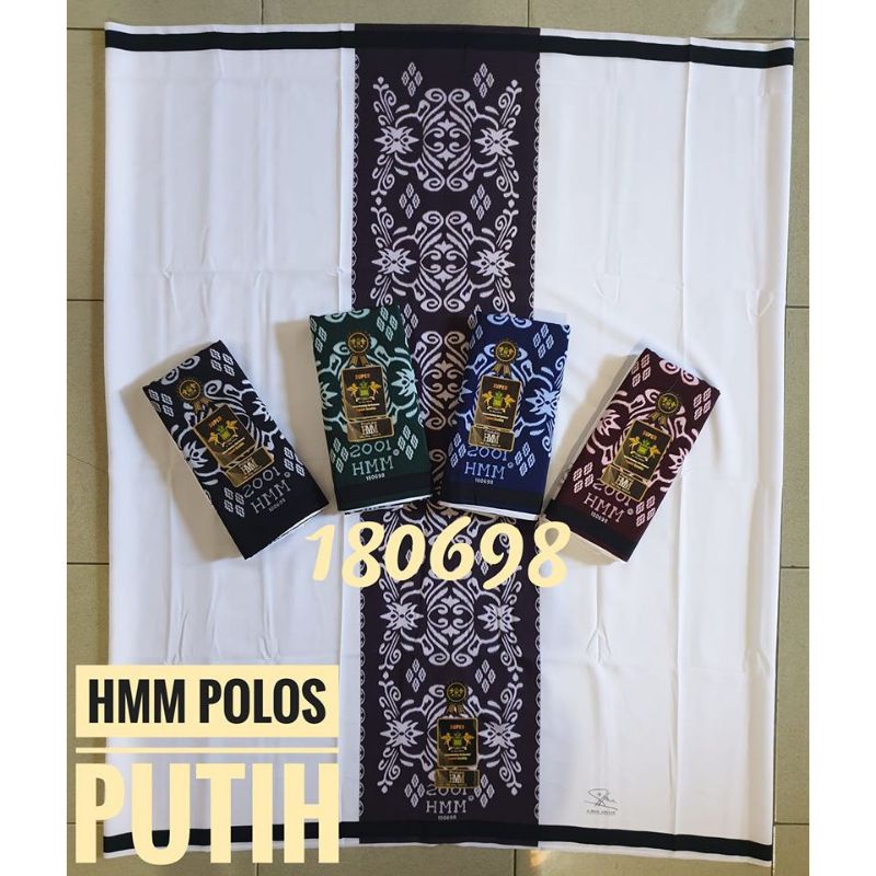 HMM PUTIH SARUNG HMM SUPER SAMARINDA PUTIH POLOS