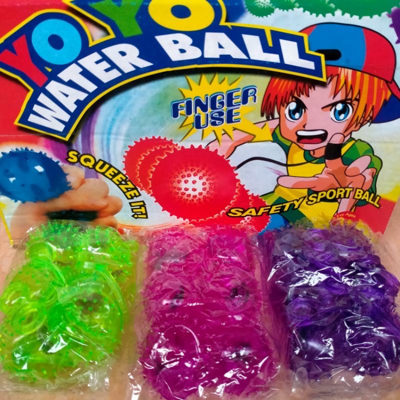 mainan yoyo water ball / bola pencet / mainan anak murah / yoyo bola