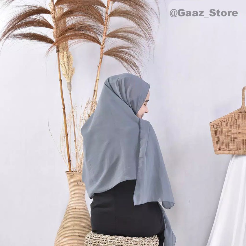 BELLA PASHMINA POLOS BAHAN POLYCOTTON HIJAB KERUDUNG JILBAB MURAH PREMIUM 75x180cm-2