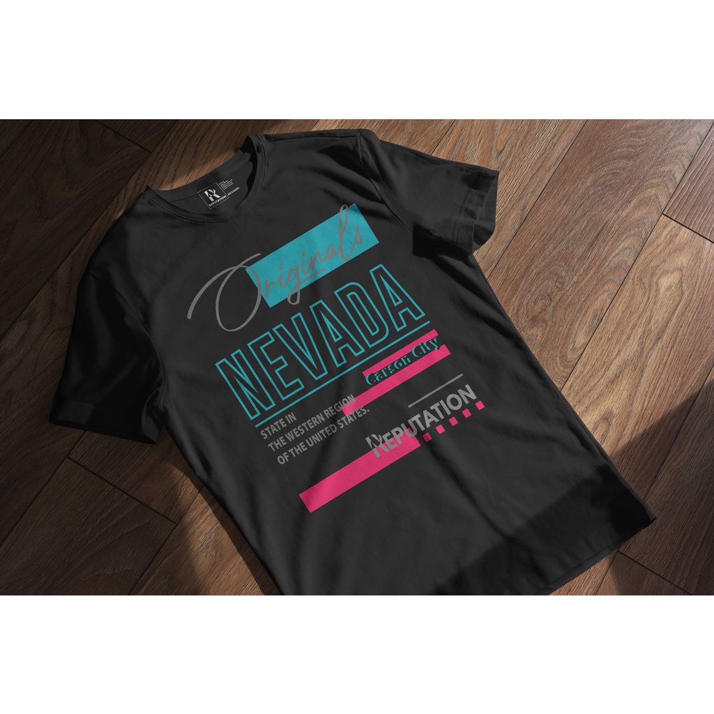 Kaos Premium Combed 24s Lengan Pendek By Reputation - Nevada