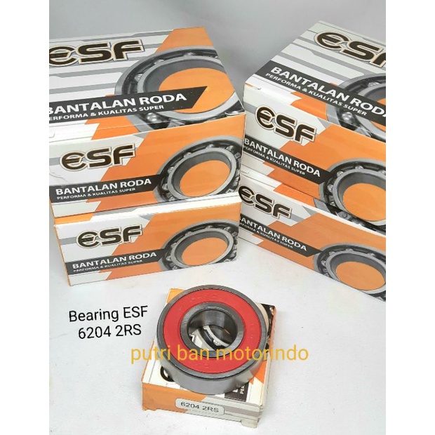 BEARING / LAHER 6204 2RS KRUK AS / CRANKSHAFT ESF