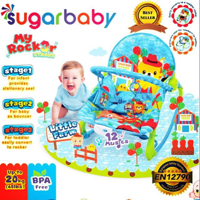 SUGAR BABY BOUNCER 3 STAGE-Bouncer Sugar Baby Murah-SUGAR BABY
