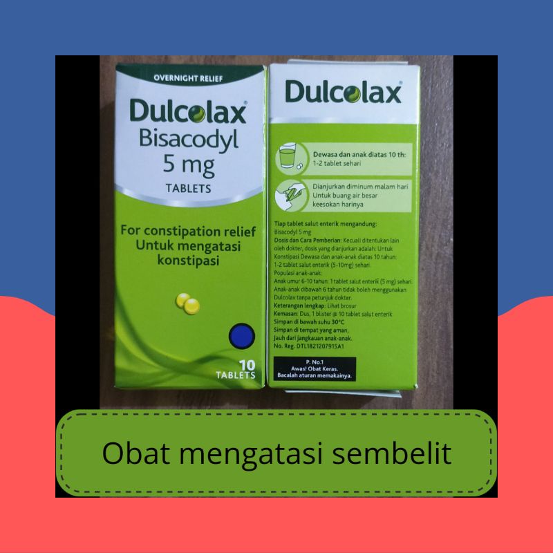 DULCOLAX TABLET PERBOX ISI 10 TABLET