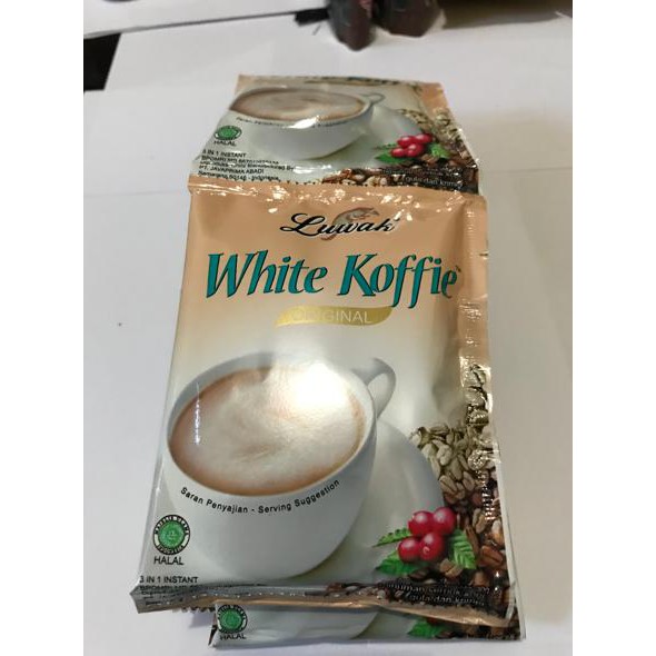 

Luwak White Koffie 1 Renceng / 10 Sachet / Pcs / Kopi Coffee PROMO