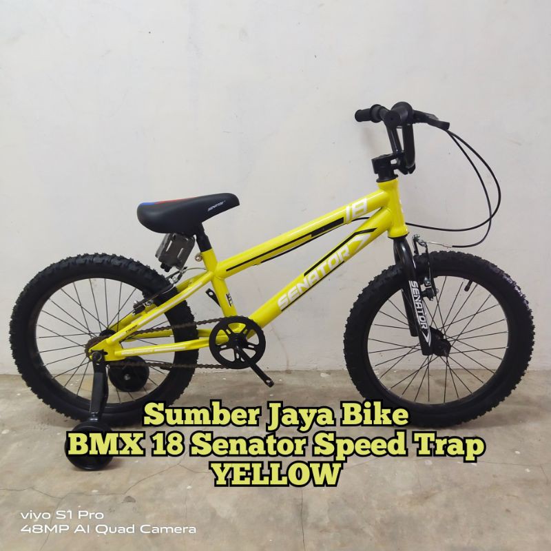 Sepeda anak BMX 18 Inch senator SPEED TRAP &amp; SLAMMER