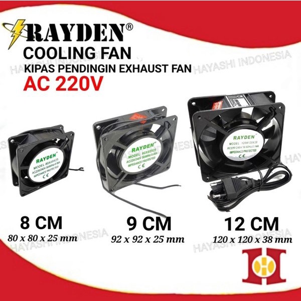 Cooling Fan AC 220V Kipas Fan Internal Fan Cooler