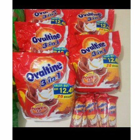 

ovaltine 3 in 1 import malaysia isi 20pcs free 2pcs