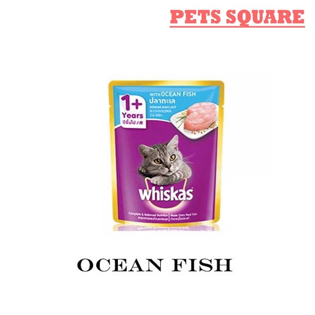 WHISKAS POUCH OCEAN FISH