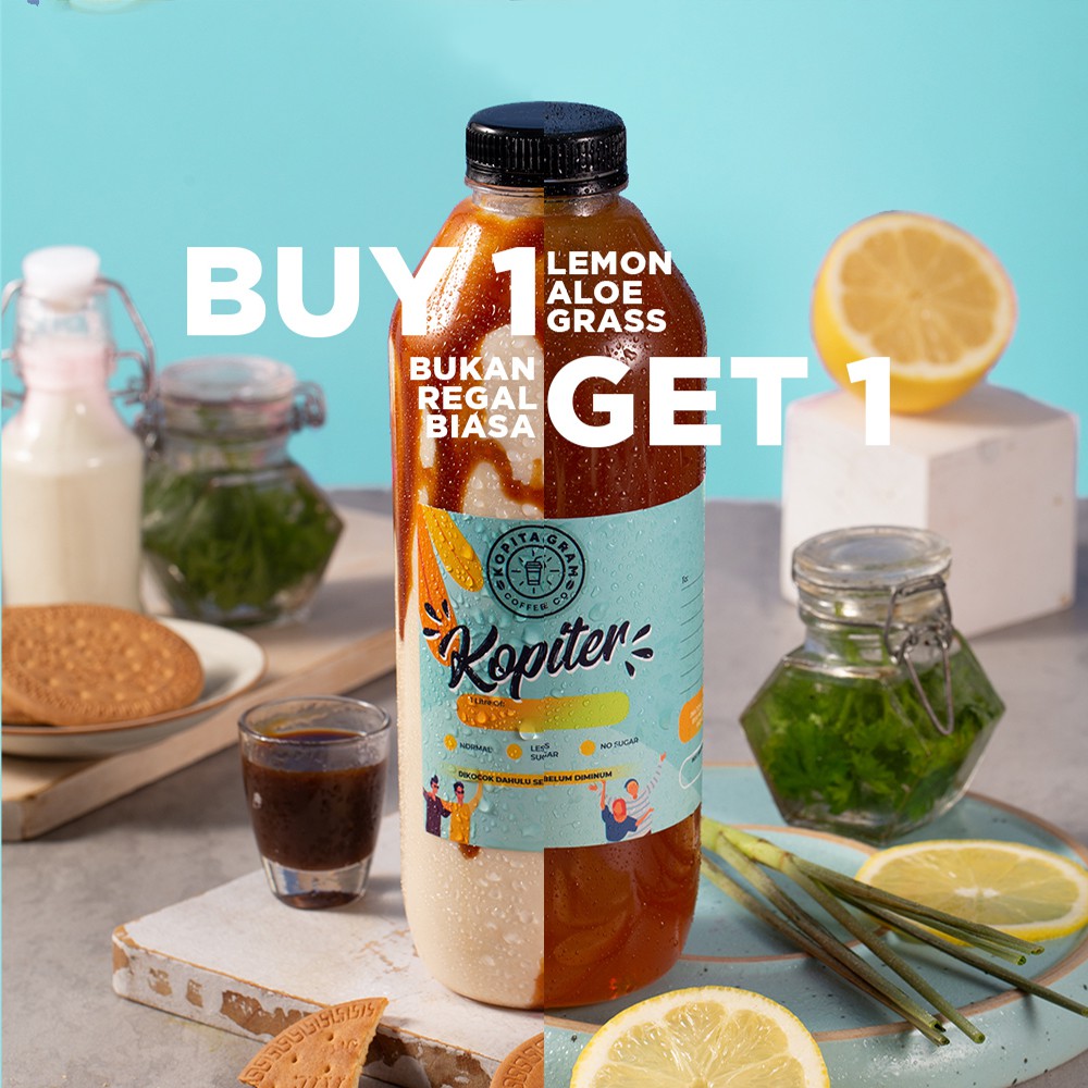 

Buy 1 Get 1: Kopiter Bukan Regal Biasa FREE Kopiter Lemon Aloegrass 1L