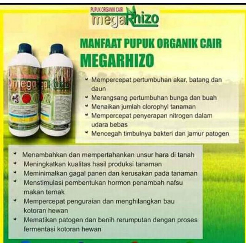 Pupuk Organik Cair Megarhizo 1 Liter