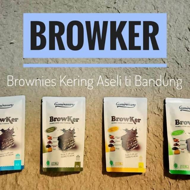 

BROWKER BROWNIES KERING 65 GRAM