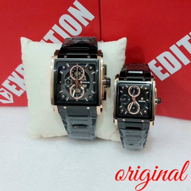 JAM TANGAN EXPEDITION COUPLE E 6731 EXPEDITION ORIGINAL