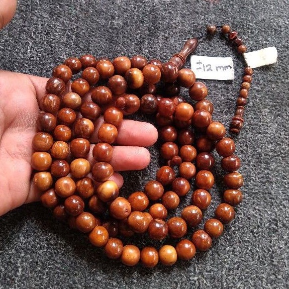 tasbih kokka bulat ± 12 mm ( 12mm ) 99 butir