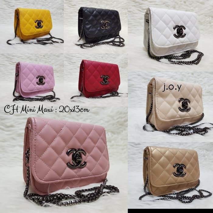 BARANG MURAH TAS WANITA/SLINGBAG/SELEMPANG/TAS BRANDED/CH MAXI MINI - FREE ONGKIR..