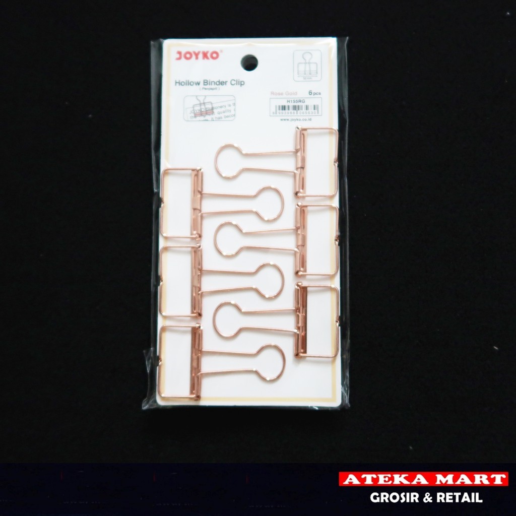

JOYKO HOLLOW BINDER CLIP H155RG/PENJEPIT KERTAS