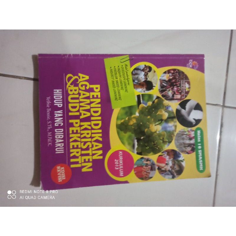 

Pendidikan Agama Kristen dan Budi Pekerti SMA kelas 10