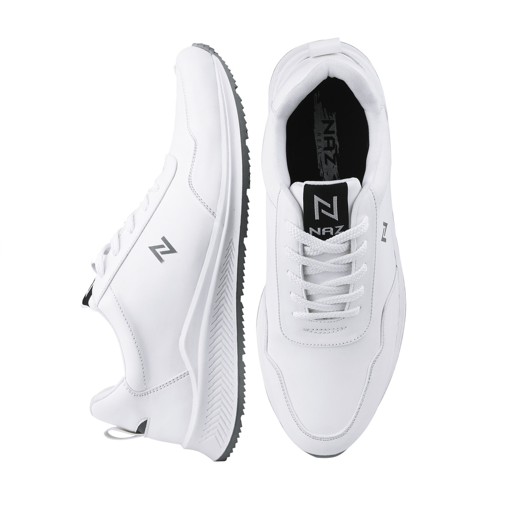 ELGIN WHITE (NAZ) - Sepatu Sneakers Pria Casual Sepatu Olahraga Running Sport Original