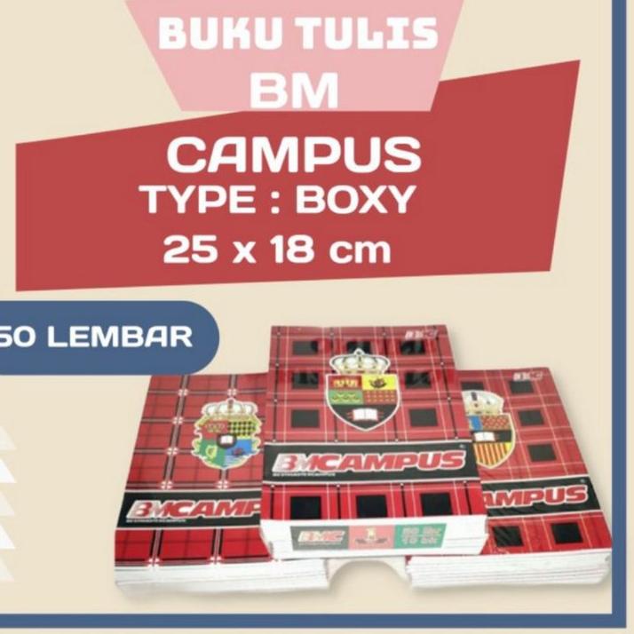 

Buku tulis Bmc campus isi 50 lembar 10 buku ン