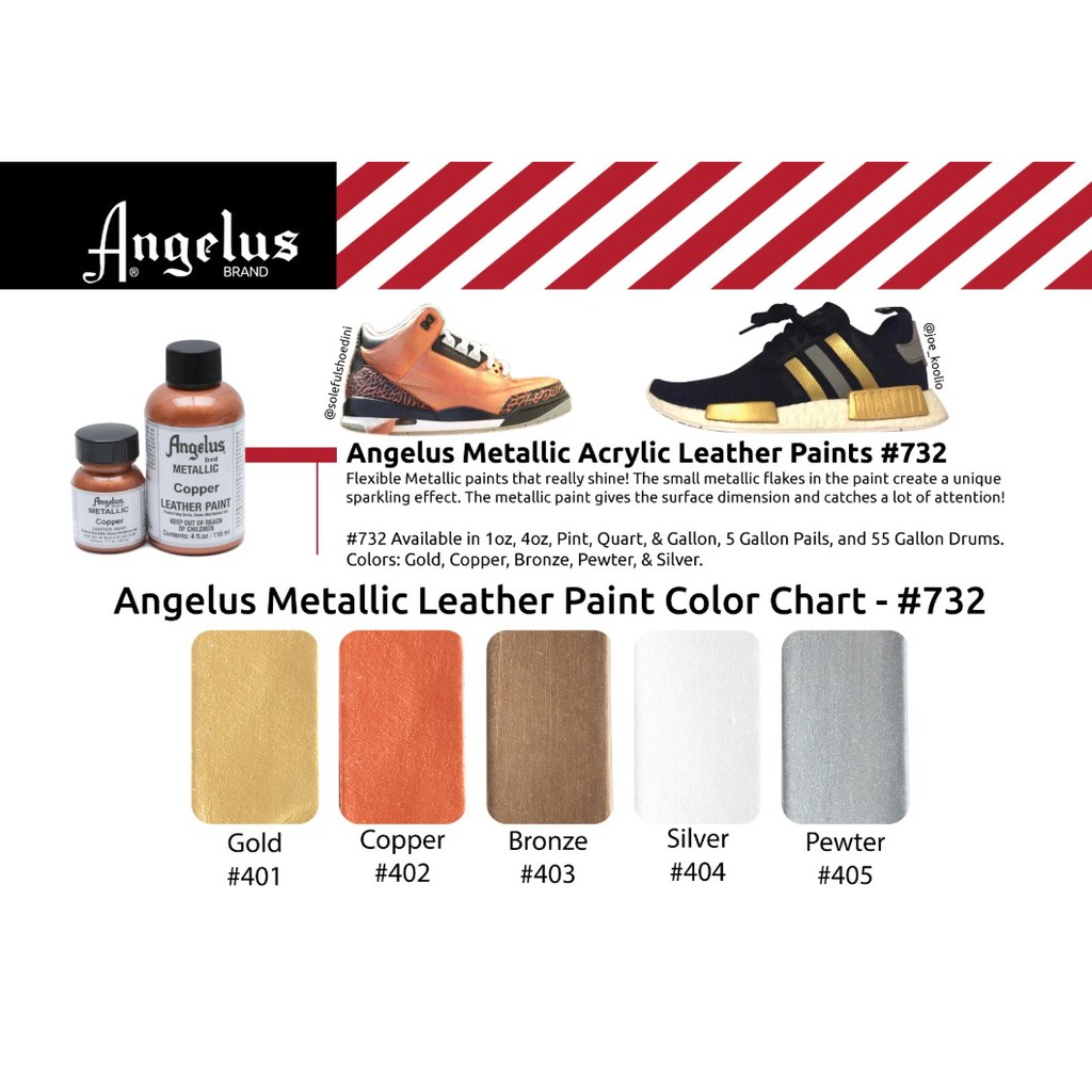 metallic leather paint