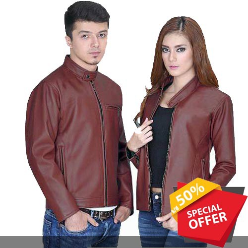 Jaket Couple Terbaru / Jaket kulit Pasangan