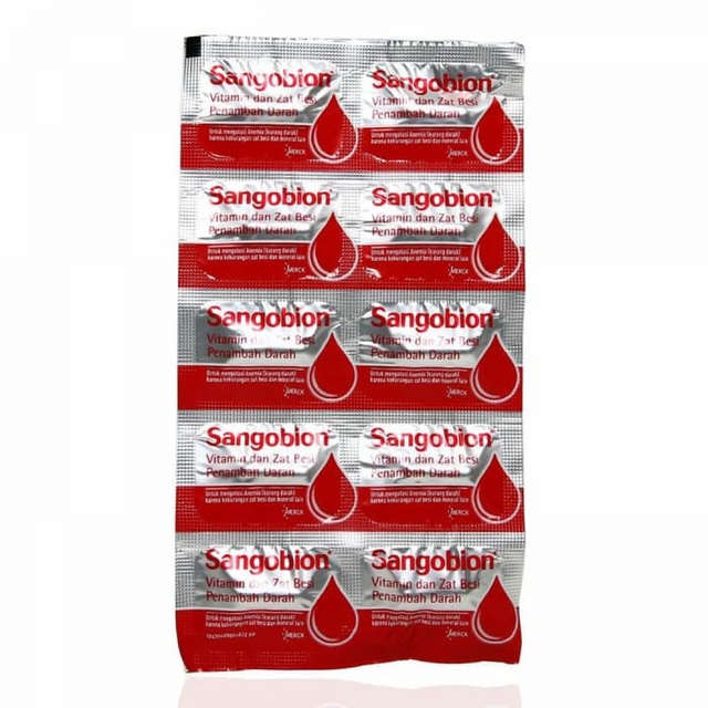 Sangobion Capsules 10's (Strip)