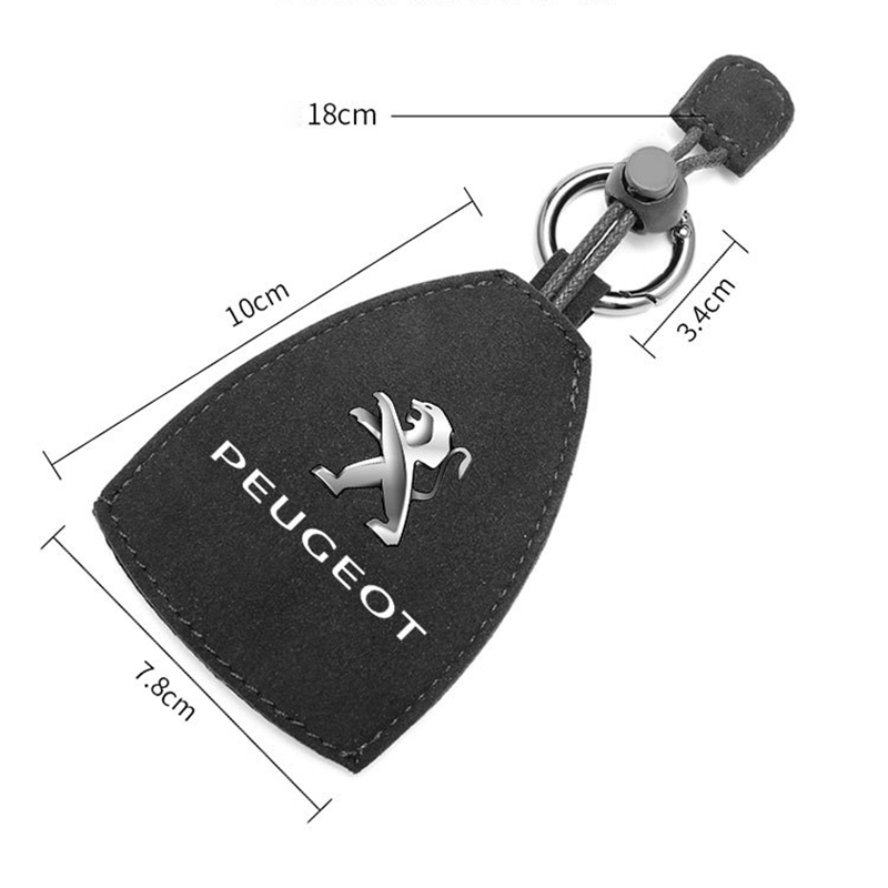 Suede Car key bag Universal fob for Peugeot Car Key Case