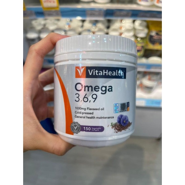 

Vitahealth Omega 3 6 9 Isi 150 Vegetable Softgels Vita Health Omega 369