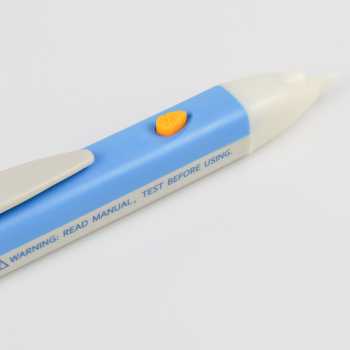 Pen Non-contact AC Voltage Alert Detector 90V-1000V / Test Pen Listrik Kuat Test Pen Listrik Rumah Alat Tes Tegangan Listrik / Alat Cek Pendeteksi Arus Aliran Listrik AC DC Tanpa Sentuh Alat Deteksi Arus Listrik / Alat Cek Kabel Putus AC DC