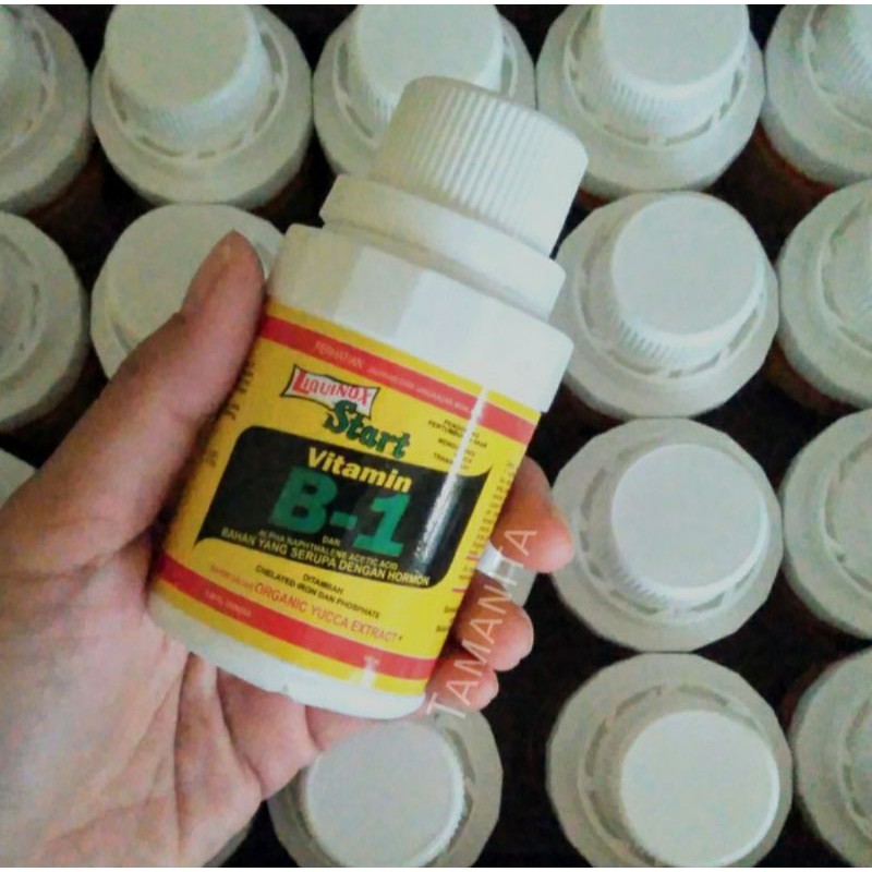 PUPUK CAIR LIQUINOX START VIT B1, 100 ml Asli, buat perangsang akar , daun, bunga anggrek, aglo dll