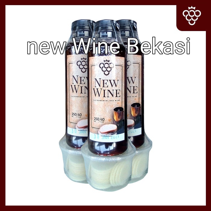 

Minuman perjamuan new wine botol 250 + hosti