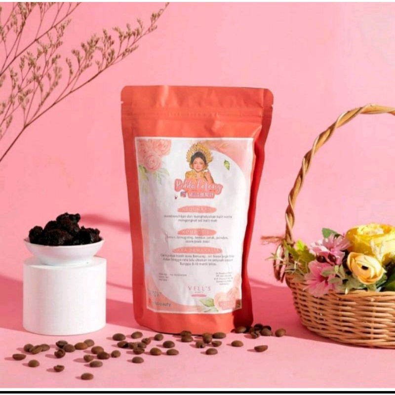 lulur bedda lotong vells beauty 450gr -by velis store free give
