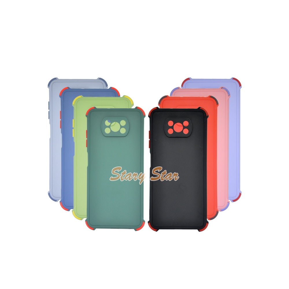 Soft Case Xiaomi Poco M3 / Poco X3 / Poco X3 Pro Crack Macaron 2Tone Case