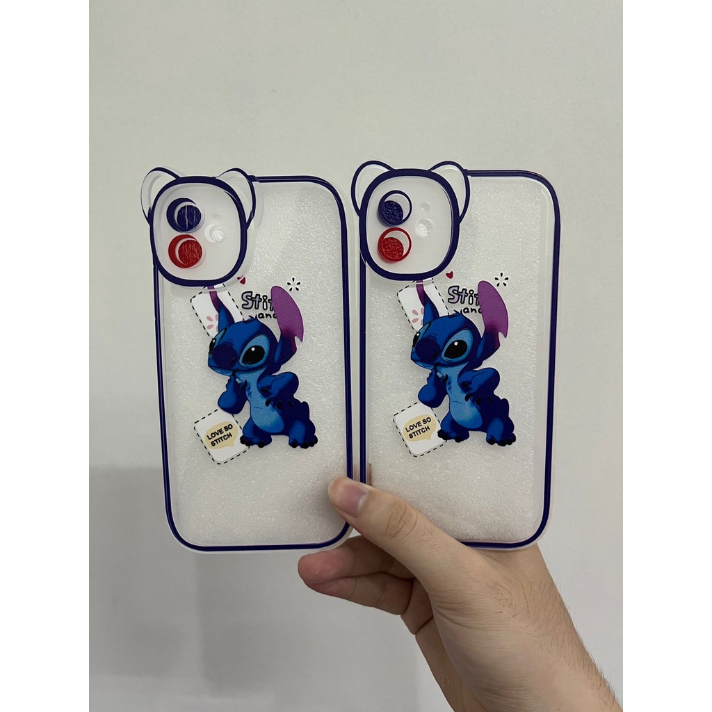 Softcase Cute Clear Motif Disney For Iphone 7 7+ 8 8+ XR XS MAX 11 PRO MAX 12 PRO MAX 13 PRO MAX