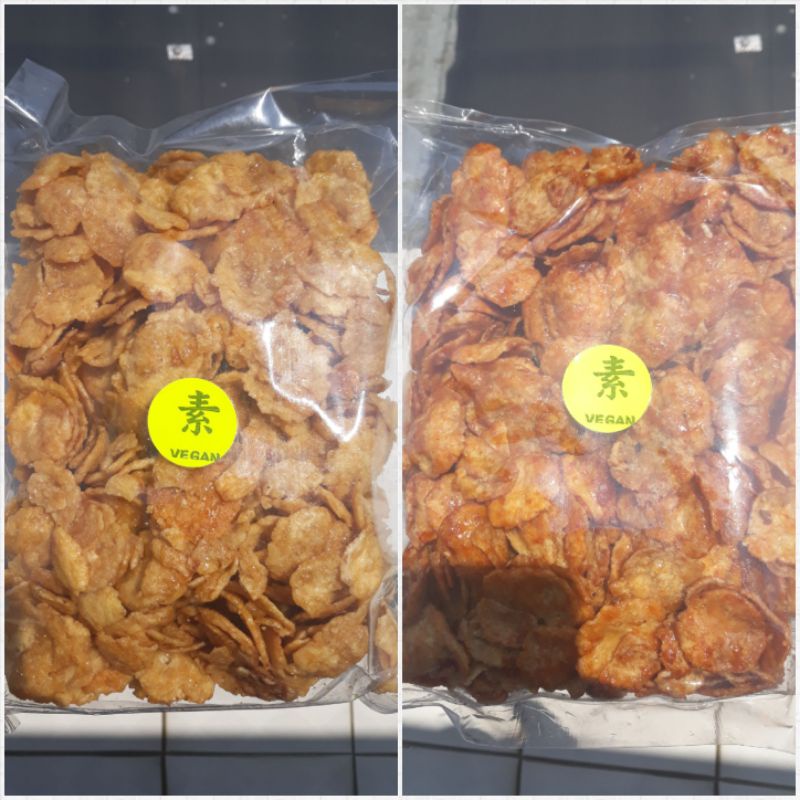 

Emping Pedas Manis / Manis 500 gr Vegan & Vegetarian