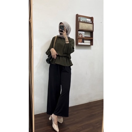 Elura Top Blouse by Geulis Shop